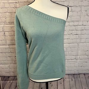 One shoulder sweater-is a large but fits more like a medium